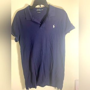 Ralph Lauren Cotton Mesh Polo Dress